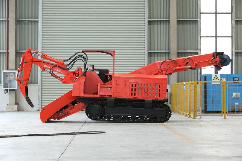 矿用履带式扒渣机